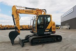 HX130LCR Zero Tail Swing Dozer Type